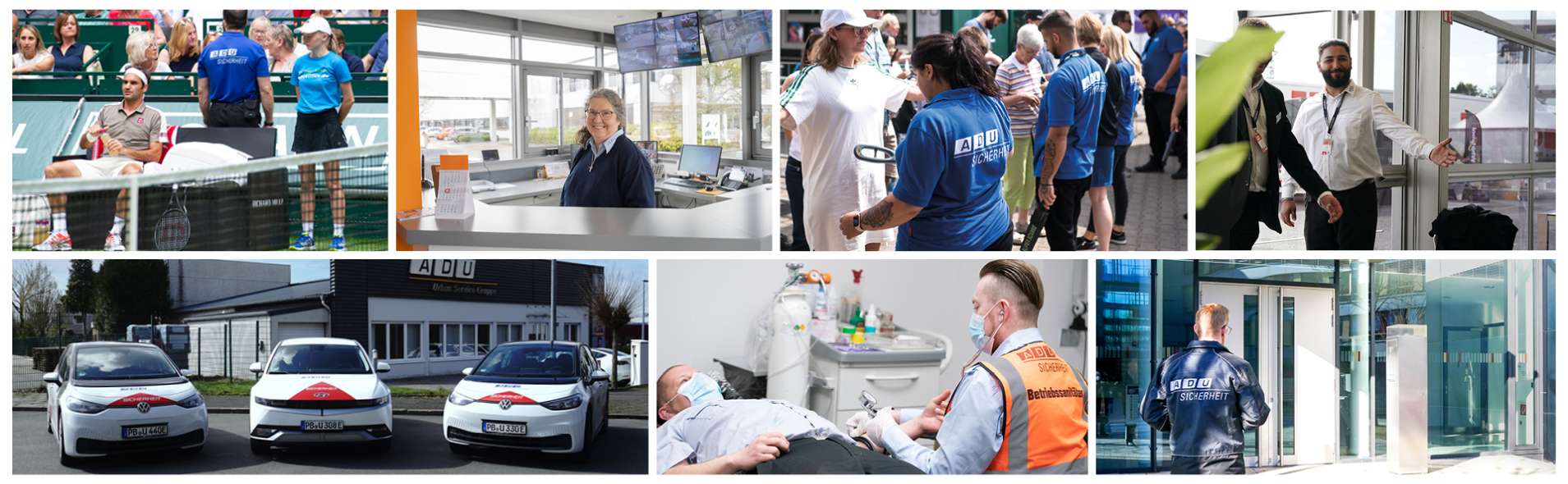 Collage Sicherheitsdienst